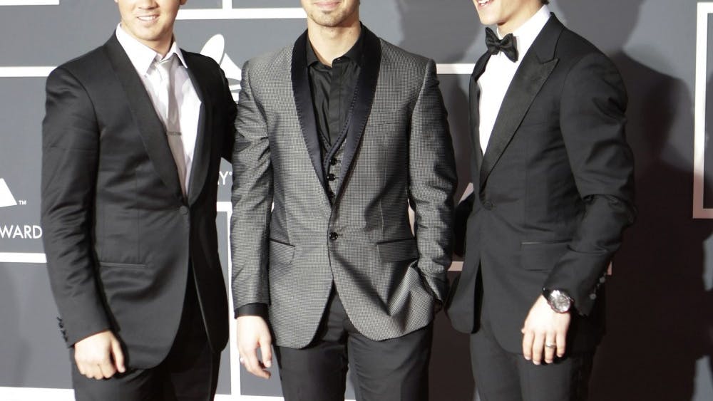 The Jonas Brothers arrive at the 52nd Annual Grammy Awards in Los Angeles in 2010. After a long hiatus, the trio released a new song titled, "Sucker."