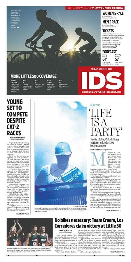 April 15, 2011 front page