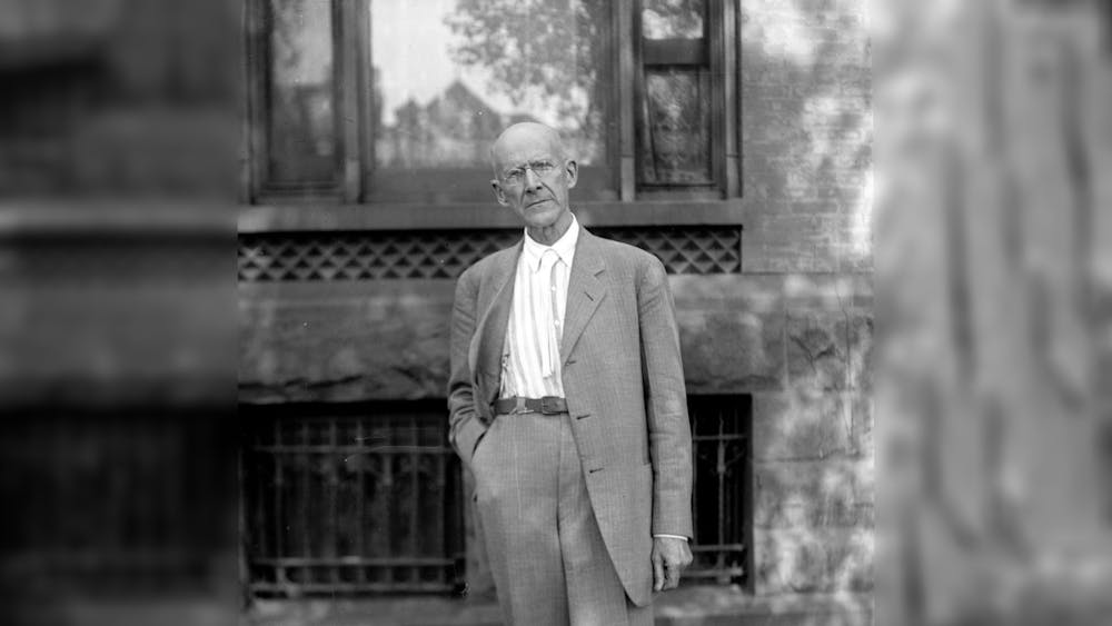 Eugene V. Debs is pictured in Chicago in an undated photo. Debs was imprisoned in 1918 for violation of the Espionage Act — he was critical of the U.S. government and the imperialist war it was fighting in Europe.
