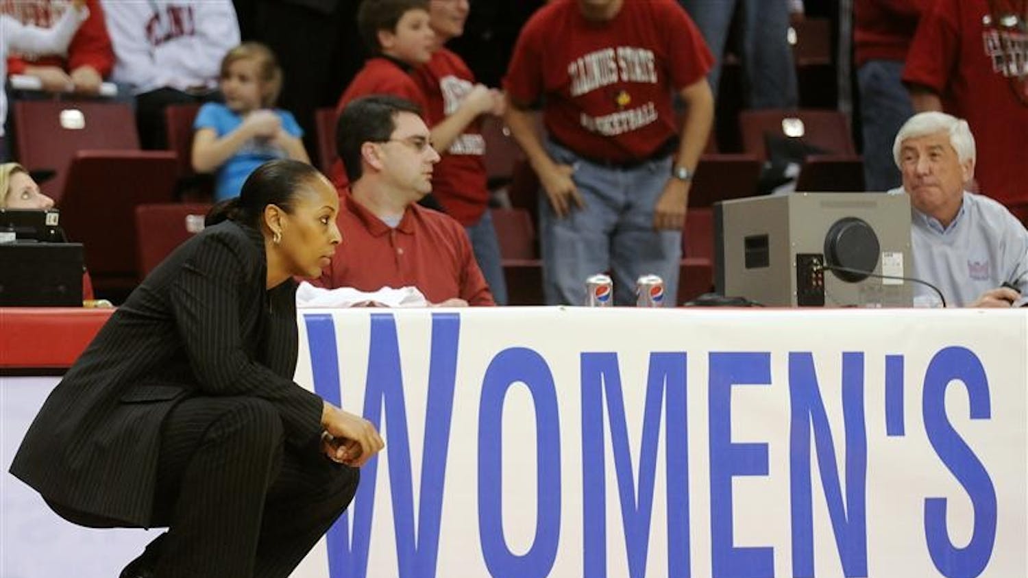IU coach Felisha Legette-Jack watches the action from the sidelines during a 66-55 loss to Illinois State on Sunday in Normal, Ill.