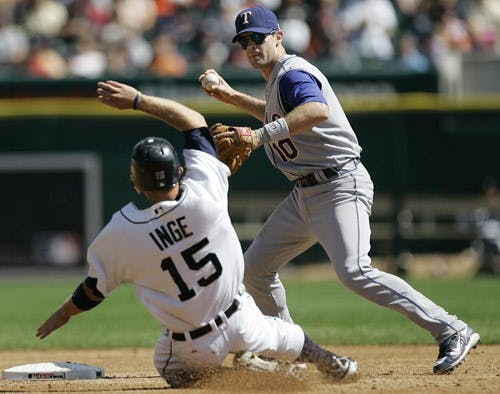 Rangers Tigers Baseball