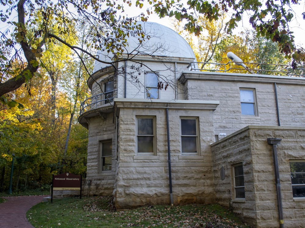 The Kirkwood Observatory is seen Nov. 8, 2021. The observatory will be open Wednesday nights through Nov. 17, weather permitting.