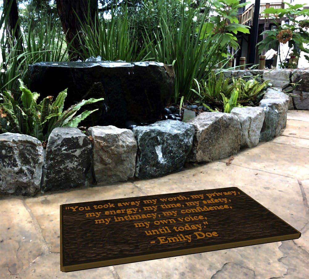 <p>Dear Visitor is an augmented-reality project that depicts a virtual plaque with Chanel Miller&#x27;s words at the site of her 2015 sexual assault.</p>