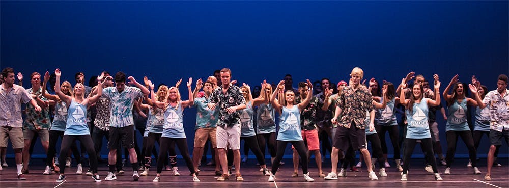 Zeta Tau Alpha presents Big Man on Campus, an annual philanthropic all-male talent show held at the IU Auditorium on Friday night.