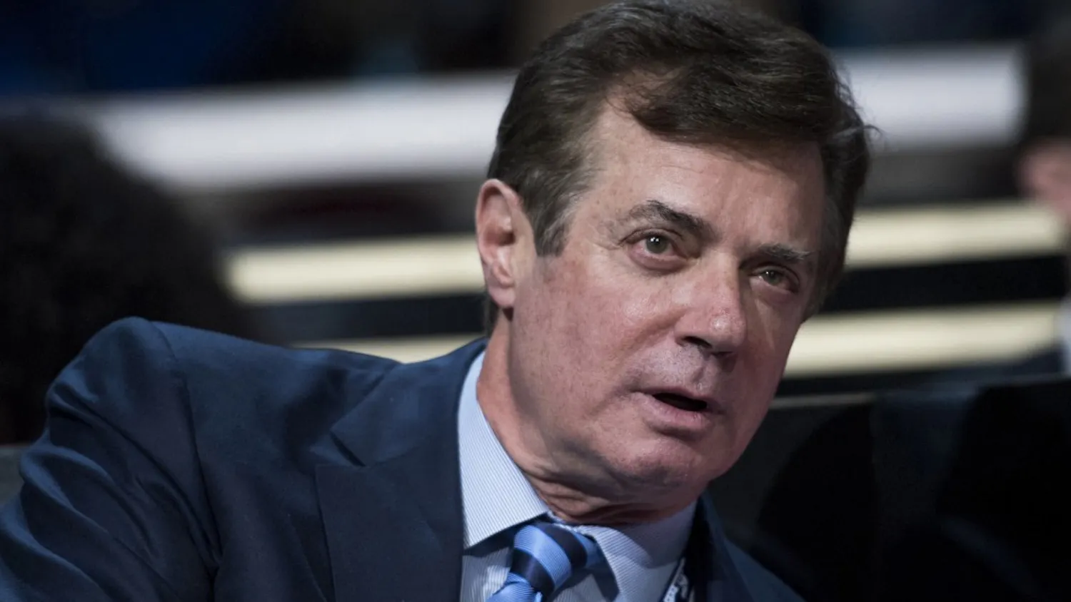 Paul Manafort attends the Republican National Convention in July 2016 in Cleveland, Ohio. Manafort, the former campaign chairman for President Donald Trump, was indicted on Monday on charges of laundering money through shell accounts.