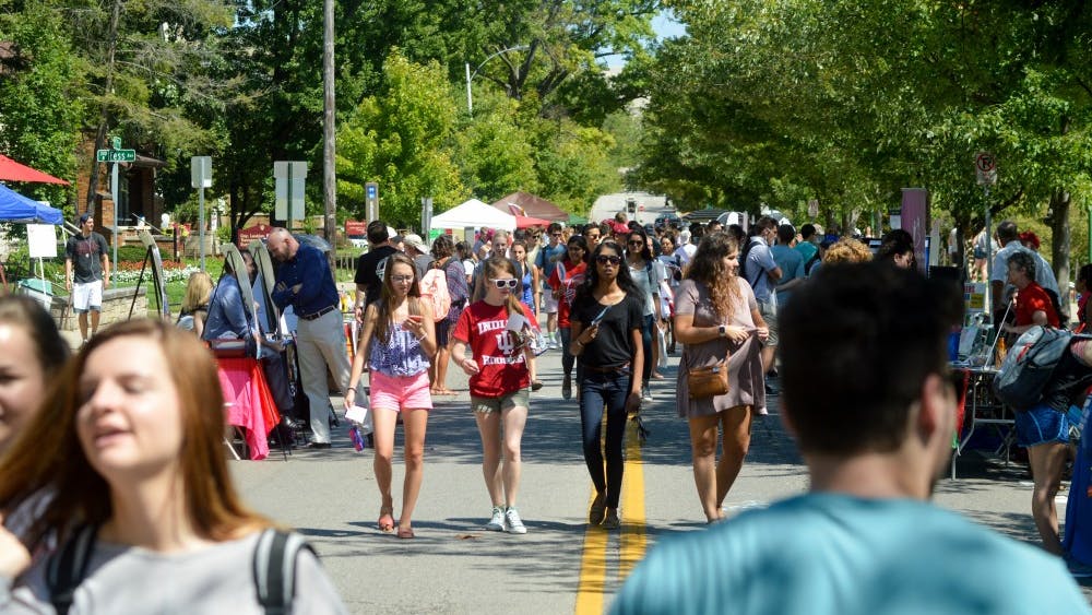 Students looking for more ways to get involved on campus flocked to Dunn Meadow for the annual Student Involvement Fair on Aug. 29, 2016. The event features everything from student organizations to local nonprofits.