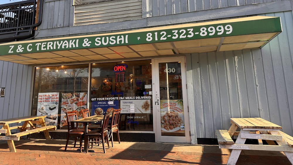 Z &amp; C Teriyaki &amp; Sushi is seen at 430 E. Kirkwood Ave on April 17, 2023. A new bill waiting to be signed by Indiana Gov. Eric Holcomb would require third party food delivery services such as DoorDash, Grubhub and Uber Eats to get written consent from restaurants before listing them on their website or app.