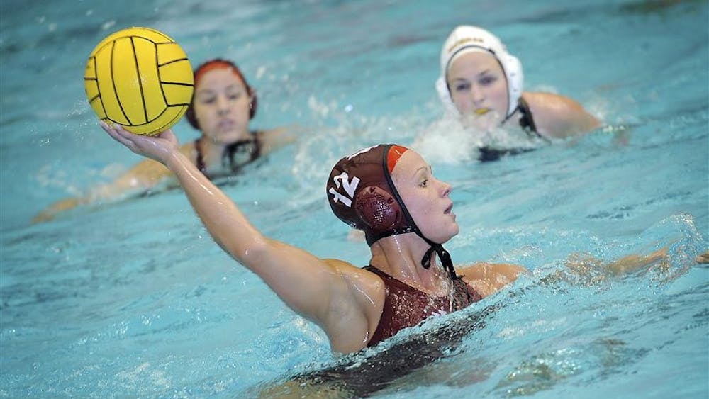 Then-freshman attacker Shae La Roche throws the ball during a game against Michigan on March 26, 2011. La Roche will compete for Team Canada in the Tokyo Olympics.