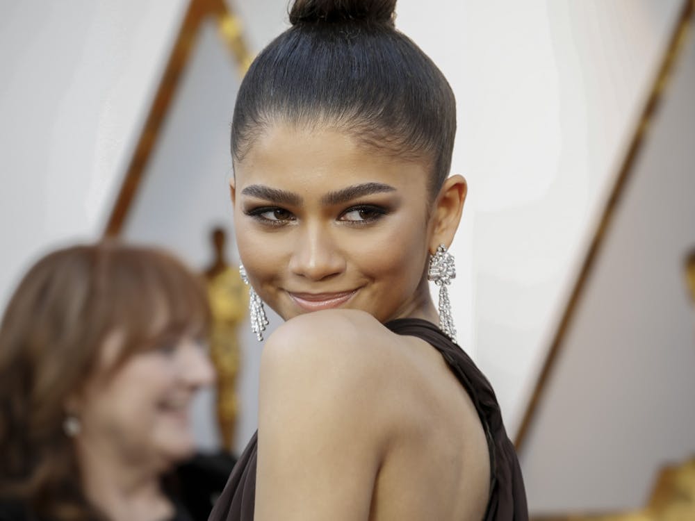 Zendaya arrives at the 90th Academy Awards on Sunday, March 4, 2018, at the Dolby Theatre at Hollywood &amp; Highland Center in Hollywood.