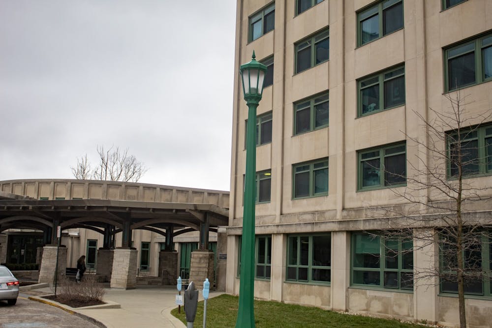 <p>The outside of Briscoe Quadrangle is pictured March 10. Residence hall&#x27;s moveouts are now now scheduled to take place between May 1 and June 1.</p>