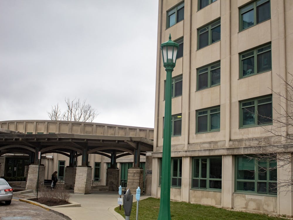The outside of Briscoe Quadrangle is pictured March 10. Residence hall&#x27;s moveouts are now now scheduled to take place between May 1 and June 1.