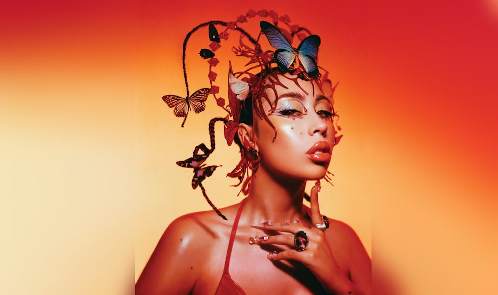 <p>The album cover to Kali Uchis&#x27;s album &quot;Red Mood in Venus&quot; is shown. The album was released March 3, 2023.  <br/><br/><br/></p>