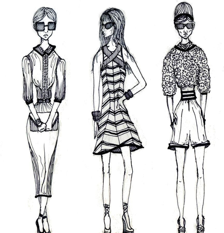 Spring fashion jumps back to the 60s