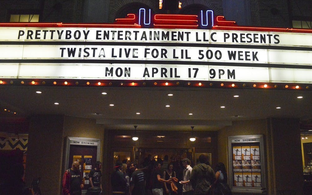 Twista performed a throwback concert Monday night at the Buskirk-Chumley Theater as an introduction to Little 500 week. The concert was organized by Prettyboy ENT and featured Twista playing songs such as “Slow Jamz,” “Overnight Celebrity” and more. The Chicago-based artist released his most recent album, "Dark Horse," in 2014 and has worked alongside big names such as Eminem and Jay-Z throughout his career.