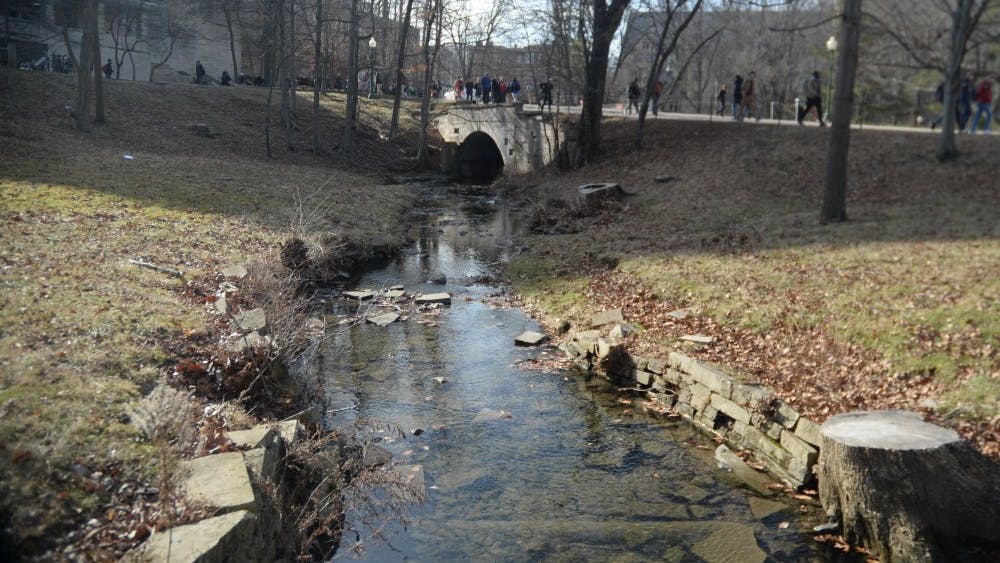 Jordan River was originally known as "Spanker's Branch". The river was renamed in 1994 after former IU president David Starr Jordan and it winds all through campus.