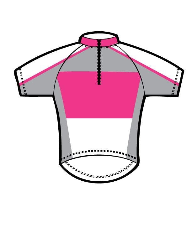 Pink White Gray Jersey