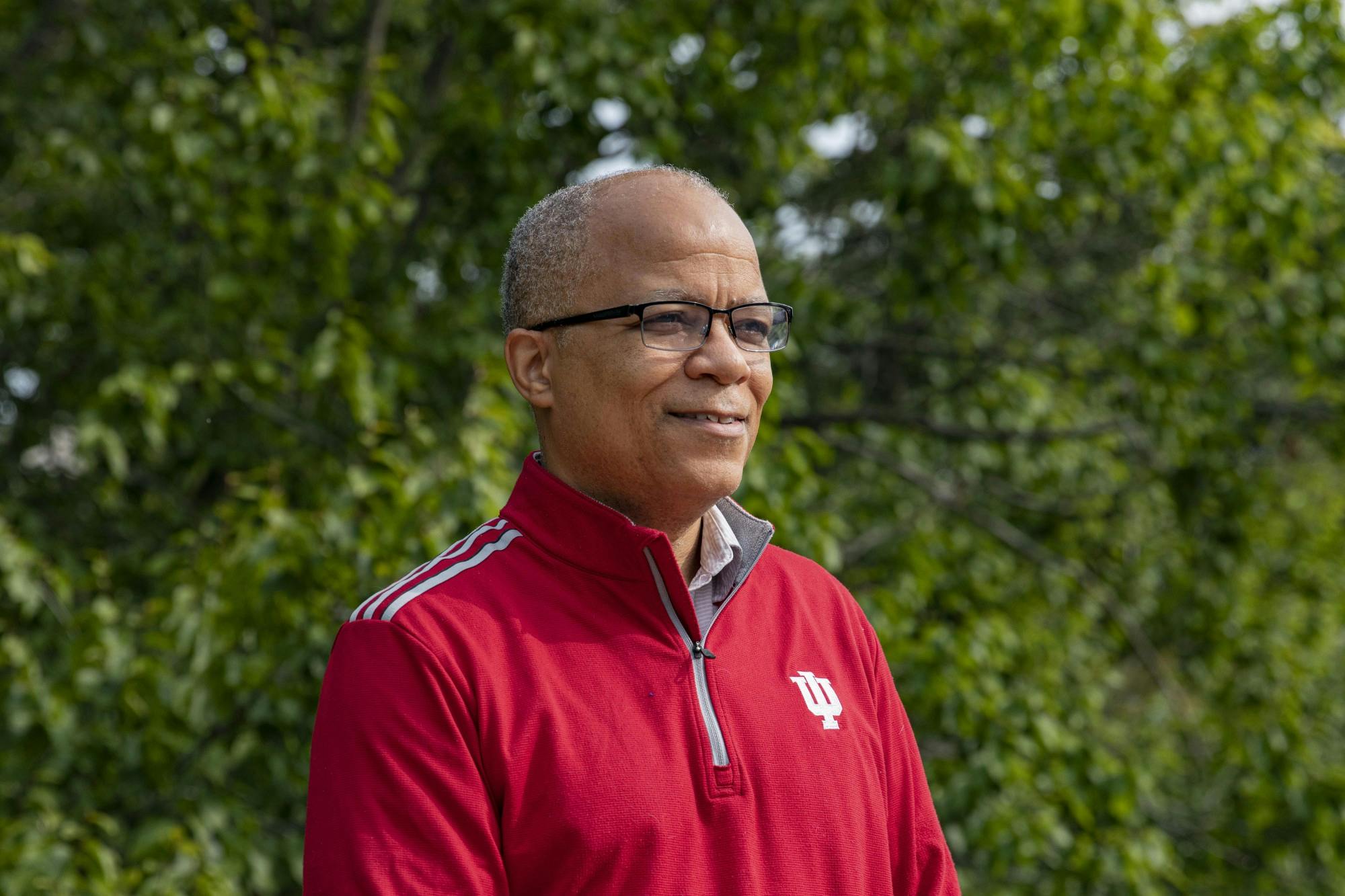 Director of Bias Response Cedric Harris poses for a portrait Sept. 14 at the Indiana Memorial Union. IU students and faculty can reports acts of bias against them to the bias incident response department. 