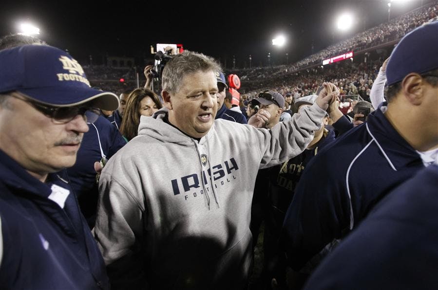 Notre Dame Stanford Football