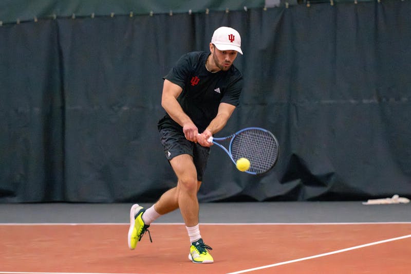 PHOTOS: Indiana men's tennis defeats Middle Tennessee State at home