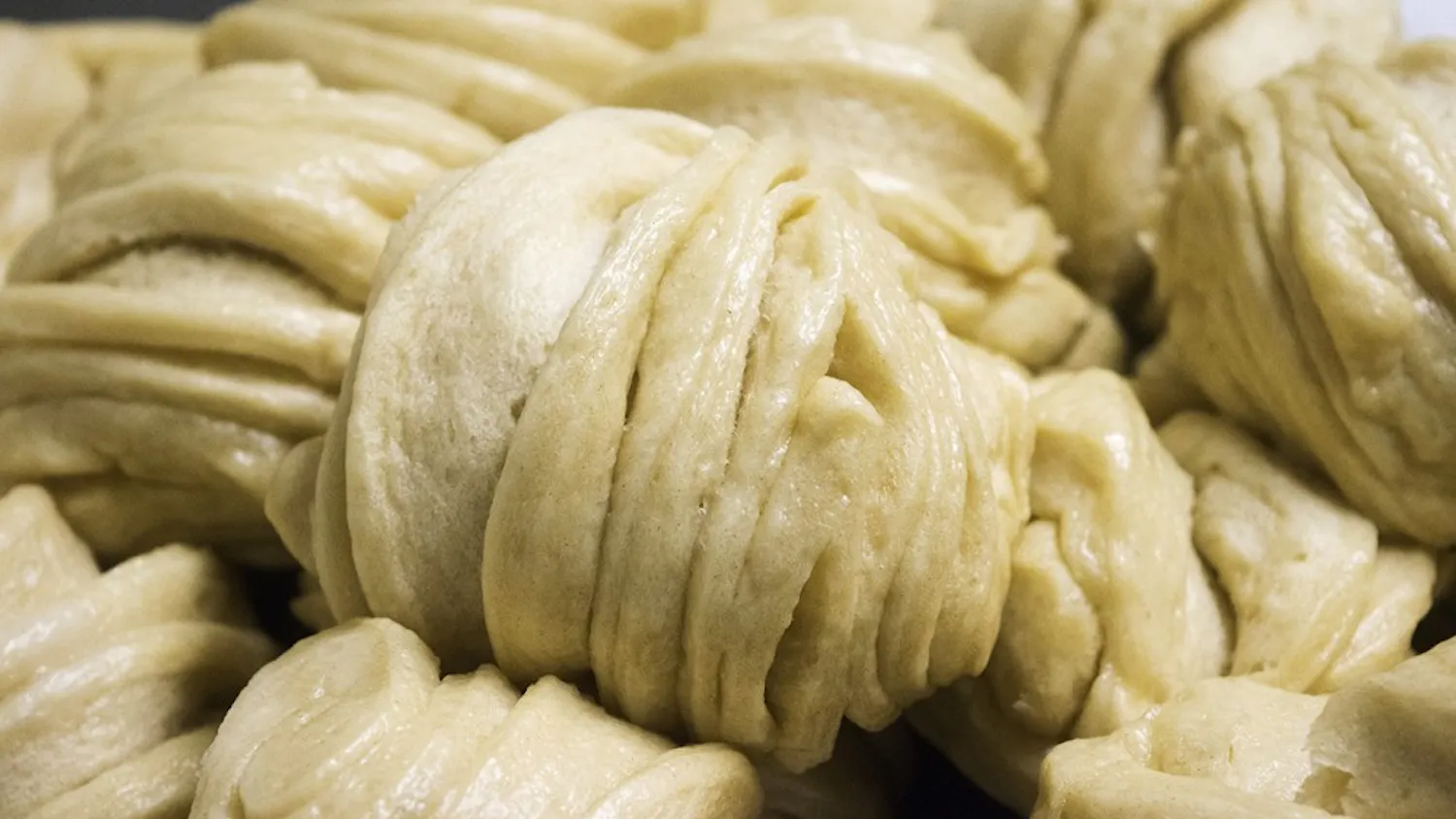 Handed made steam buns are prepared for sell on Thursday afternoon at Little Tibet. The owner of Little Tibet, Pema Wangchen, is a native tibetian.