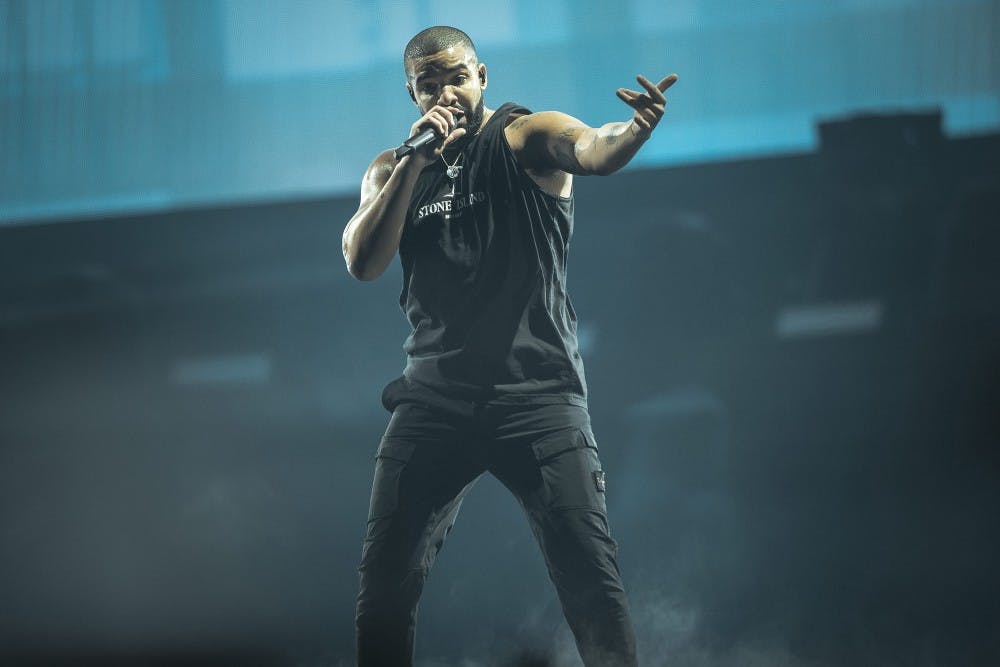 <p>Canadian singer, songwriter and rapper Aubrey Drake Graham, better know by his stage name Drake, performs at Royal Arena on March 7, 2017 in Copenhagen, Denmark. Drake is expected to release an album June 29, 2018, titled "Scorpion."</p>