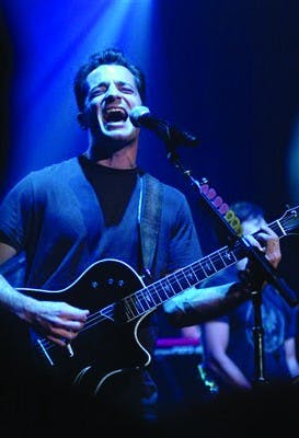 Mark Roberge with the band O.A.R. performs at the Civic Center as part of their 2006 summer tour July 19, 2006, in Omaha, Neb.