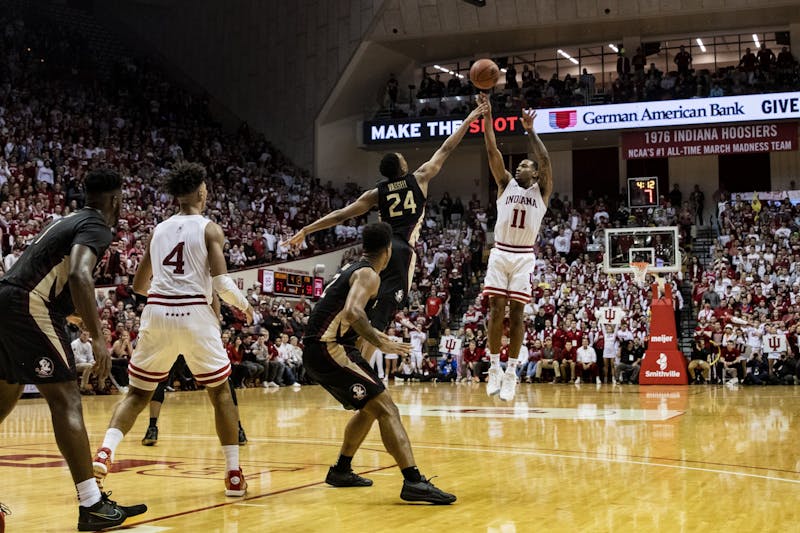 GALLERY IU men’s basketball passes its first test in 8064 win over No