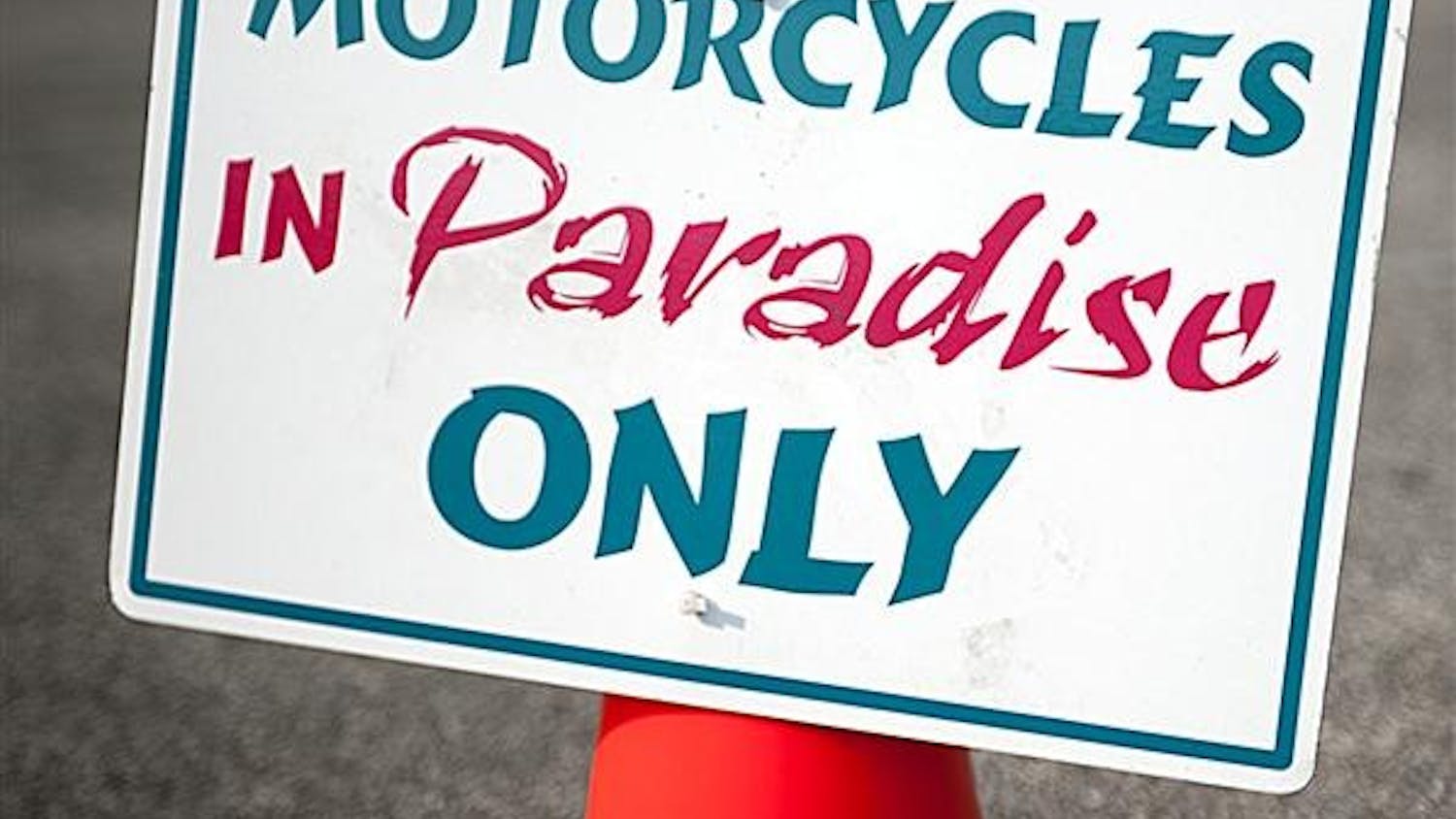 bike paradise sign