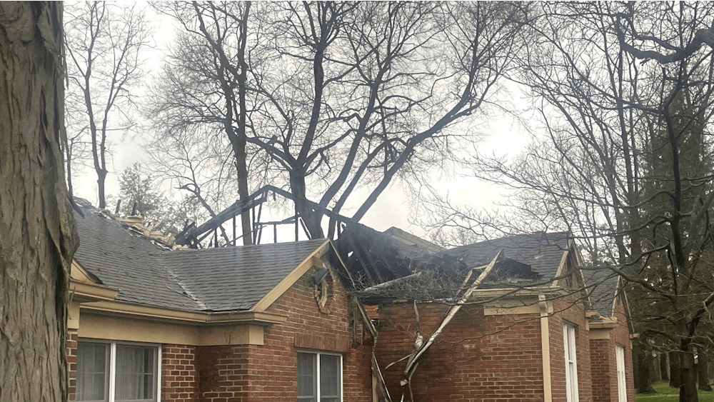 Smoke was visible at a duplex in the Windermere Woods&#x27; neighborhood on April 5, 2023. A lightning strike caused a fire at the duplex near during Wednesday&#x27;s storms.