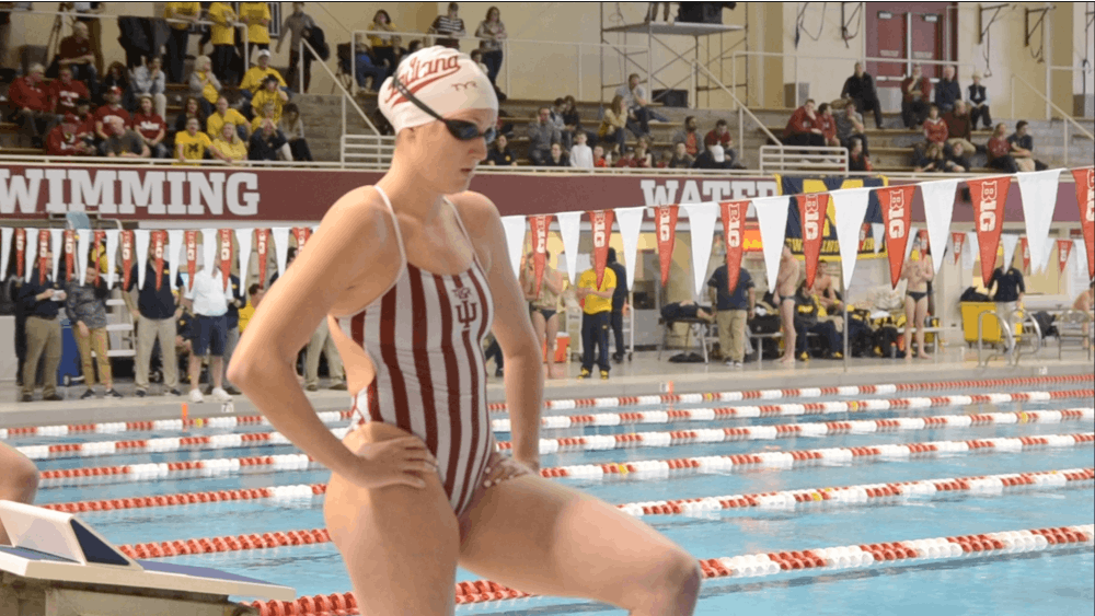 The women's swim and dive team competed against No. 2-ranked Michigan on Jan. 17 at the Counsilman Billingsley Aquatic Center. IU lost 128-172.