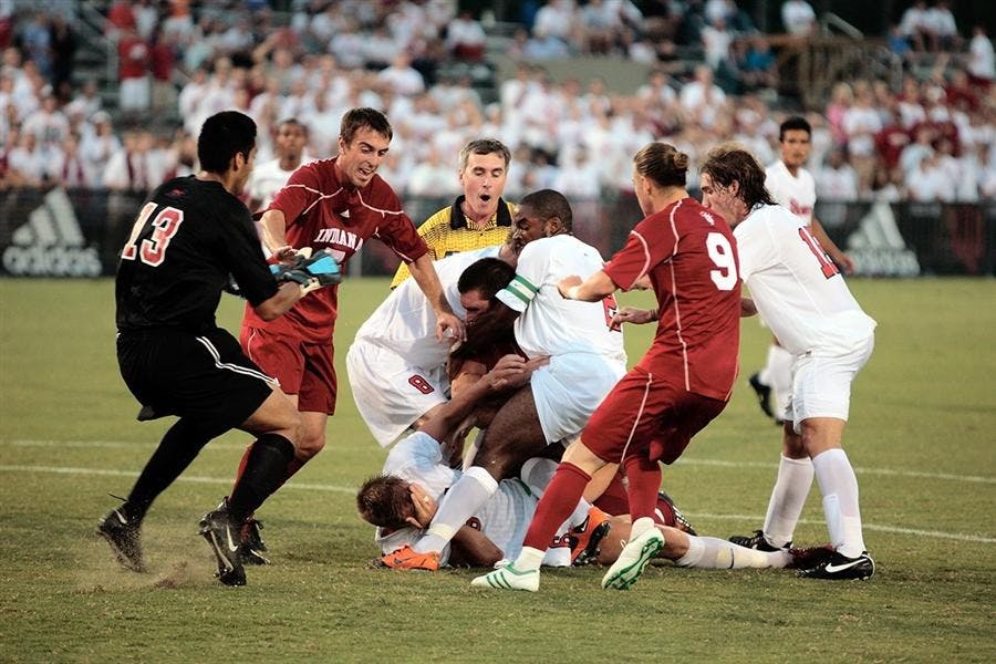 IU soccer vs St. Johns