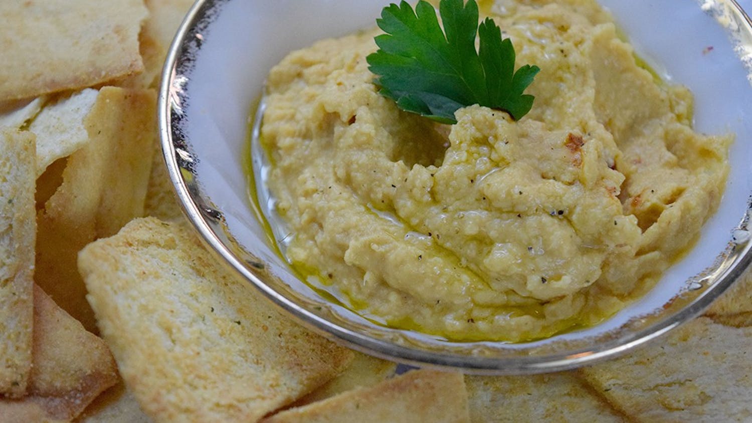 This hummus recipe puts a Korean twist on traditional hummus recipes and can be paired with pita chips or bread.