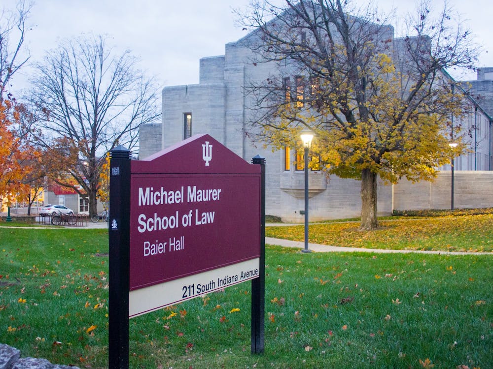 IU Maurer School of Law is seen Nov. 15, 2021, on 211 S. Indiana Ave. Jeff Thomas, director of legal programs for Kaplan, said the increase of applicants raises the competitiveness of the admissions process, and students will need to perform better overall to be admitted.