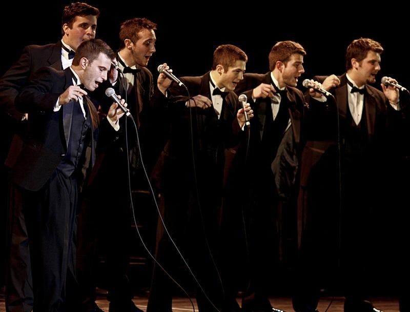 Straight No Chaser performs Friday evening at the IU Auditorium.