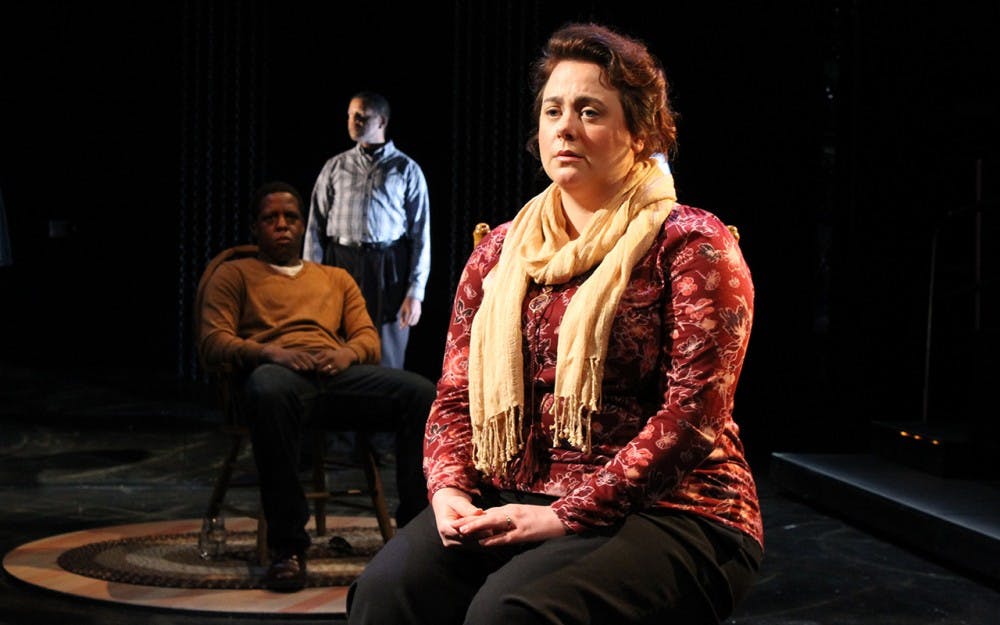 Meaghan Deiter preforms as Sunny Jacobs in "The Exonerated". The play will be preformed December 2, 3 and 6-9 in the Wells-Metz Theatre.