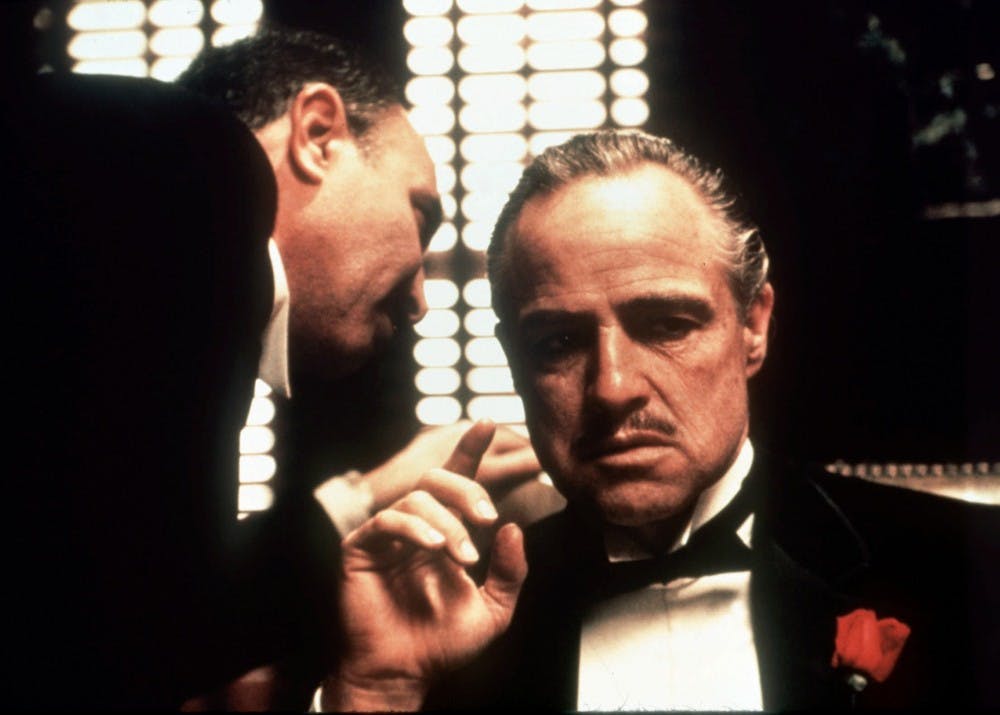 "The Godfather" is a film often shown on Thanksgiving on AMC. The movie features an Italian crime family's complicated relationships.&nbsp;