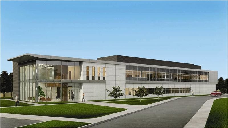 This rendering shows the future $10 million Bloomington Incubator, which will be located at 10th Street and the 45/46 Bypass.