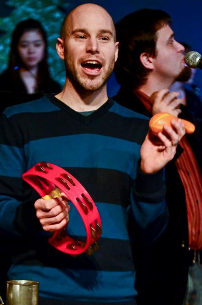 The Good Shepherd band producer Philip Moyer performs with the band at Clearnote Church and will perform there  Saturday and Sunday at 7 p.m.