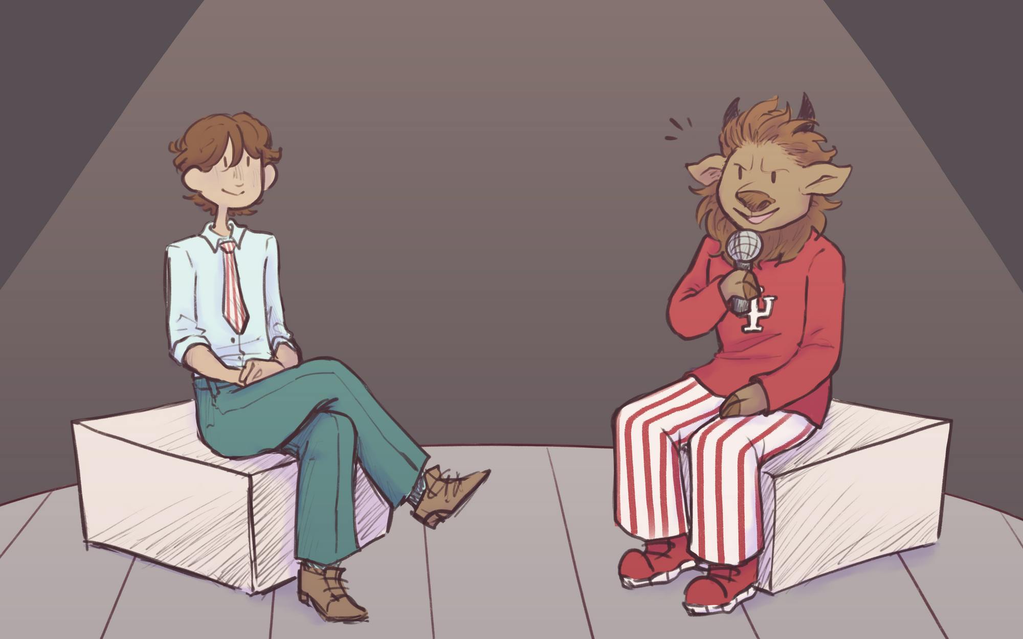 Bison Interview Illo