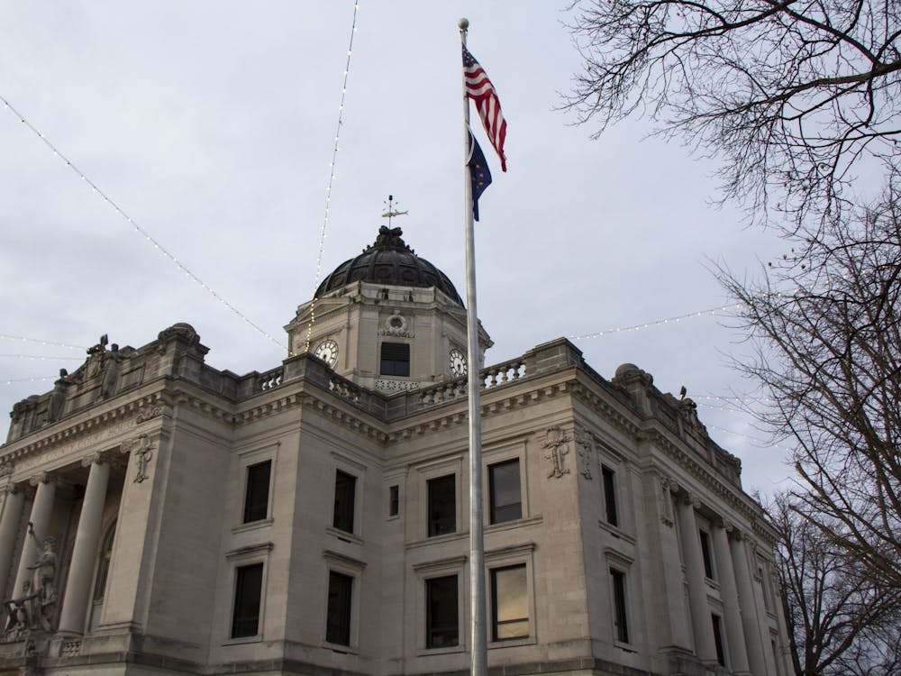 ﻿The Monroe County Courthouse stands at 100 W. Kirkwood Ave. Dakota King, 22, was sentenced to approximately nine years on May 16 for his role in the death of a two-month-old child, according to court records.