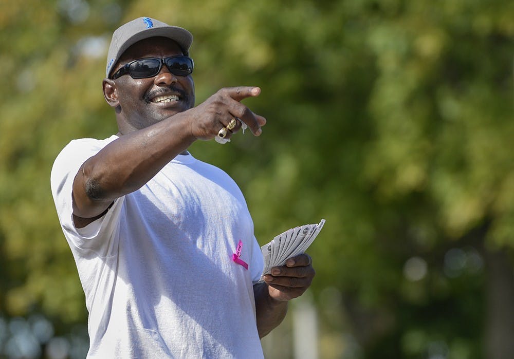 "Dirty" gets his name for being loud, obnoxious and flirtatious with the women he encounters while trying to conduct business. "Want to know my real name? Dirty as the come," he said, laughing heavily.