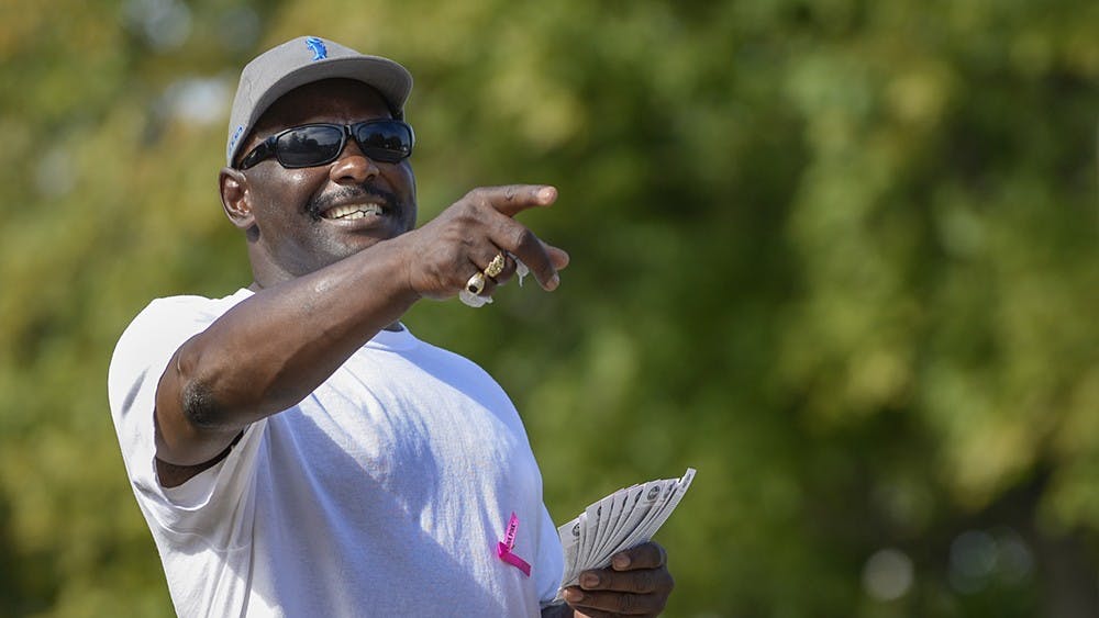 "Dirty" gets his name for being loud, obnoxious and flirtatious with the women he encounters while trying to conduct business. "Want to know my real name? Dirty as the come," he said, laughing heavily.