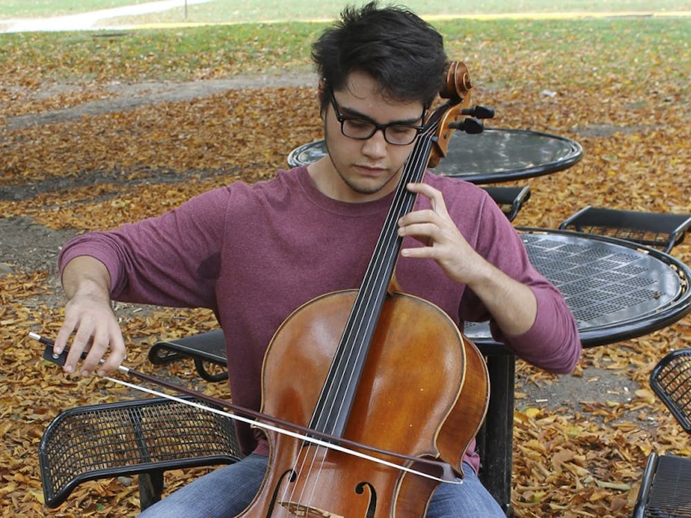 Jacobs student and cellist Zach Barnes recently recovered from muscle and nerve damage in his left hand.