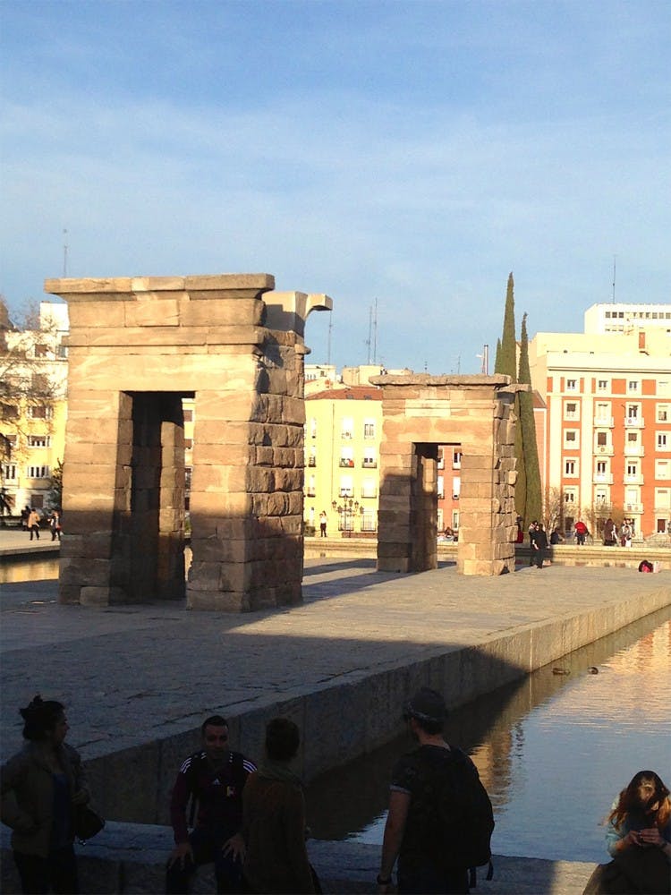 Parque de Oeste is one of the many attractions of Madrid.  Before it became a park, it was one of the main landfills of the city.