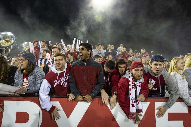 Fans celebrate