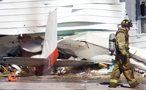 Plane Hits Home