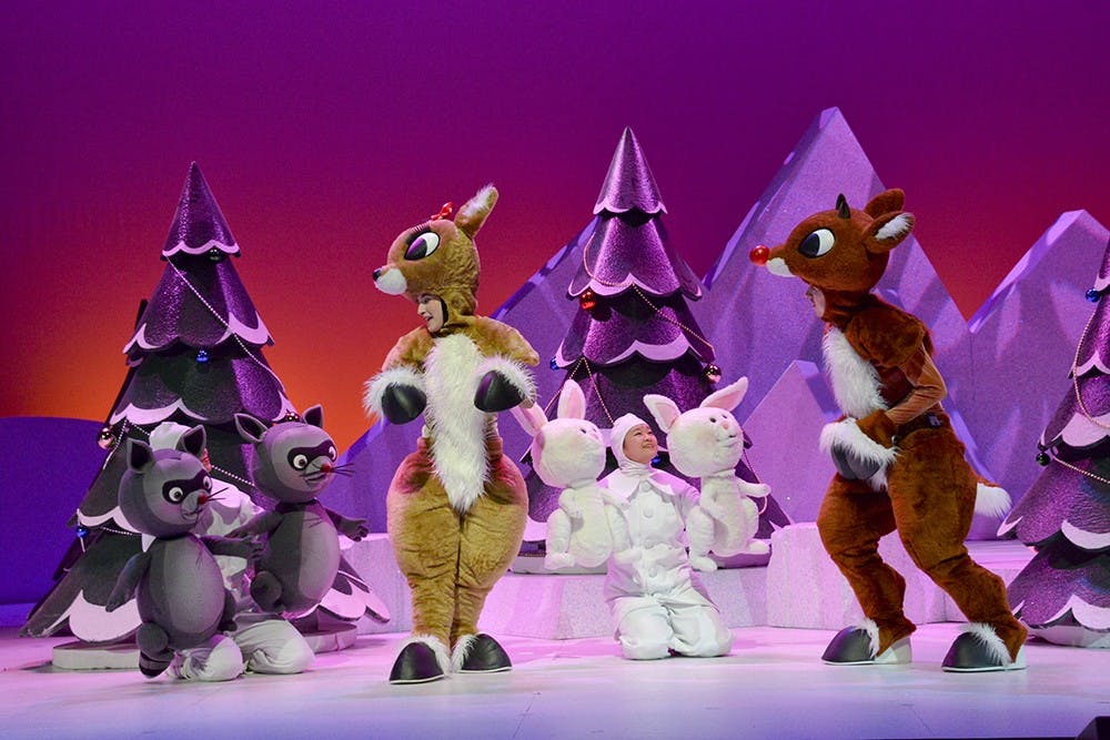 Rudolph the Red-Nosed Reindeer will be at the IU Auditorium tonight at 7:30 p.m.