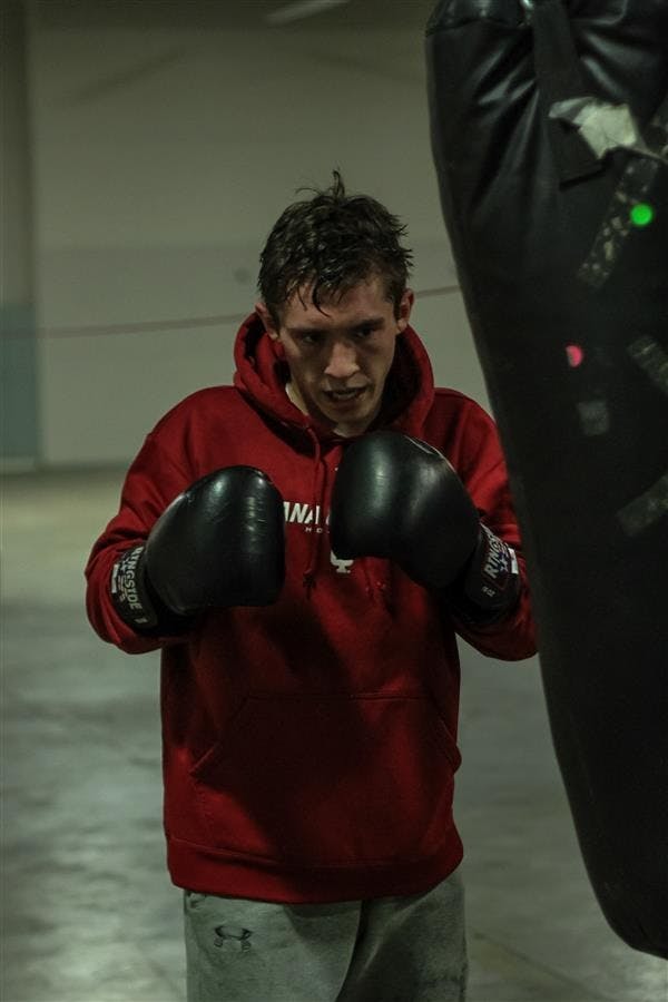 Training at B-Town Boxing