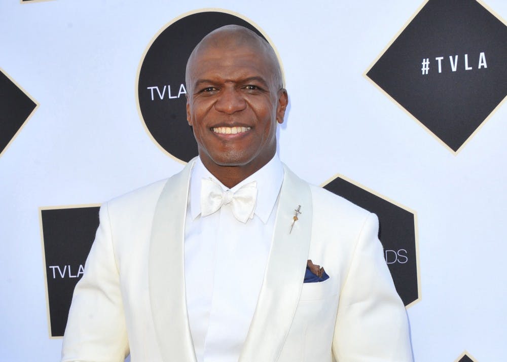 <p>Terry Crews attends the 2015 TV Land Awards held at the Saban Theater in Beverly Hills, California, on April 11, 2015. Crews will be at the IU Auditorium on April 7.</p>