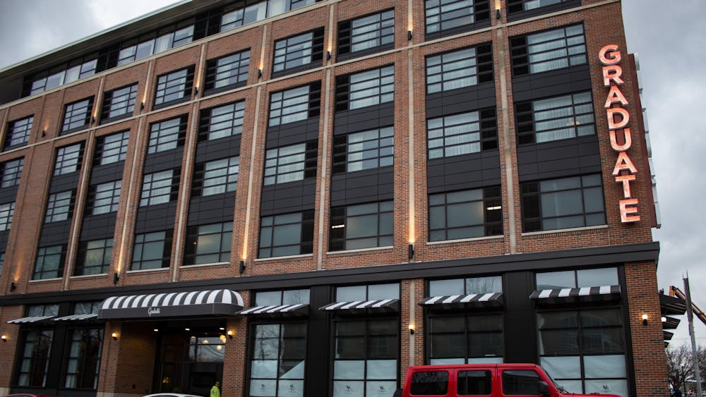 The Graduate Hotel is located at 210 E. Kirkwood Ave. IU is using Bloomington hotels to house some IU students for the 2020-2021 school year.